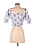 Levi's Purple 3/4 Sleeve Blouse Size S - photo 2