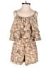 Parker 100% Silk Tan Romper Size XS - photo 1