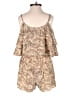 Parker 100% Silk Tan Romper Size XS - photo 2