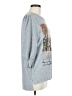Love and Lace Graphic Gray Pullover Sweater Size M - photo 4
