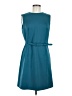 Ann Taylor Solid Teal Casual Dress Size 8 - photo 1