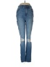 NY&C Color Block Blue Jeans Size 8 - photo 1