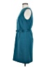 Ann Taylor Solid Teal Casual Dress Size 8 - photo 5
