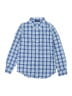 Janie and Jack 100% Cotton Plaid Blue Long Sleeve Button-Down Shirt Size 6 - photo 1