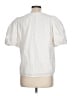 CeCe 100% Cotton White Short Sleeve Blouse Size L - photo 2