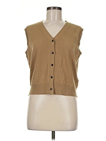 Zara Sleeveless Button-Down Shirt (view 1)