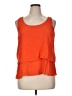 Unbranded Orange Sleeveless Blouse Size XL - photo 1