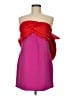 Toccin Color Block Red Cocktail Dress Size 10 - photo 1