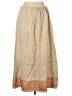 KRISTA LARSON Color Block Tan Ivory Casual Skirt Size 36 waist (estimated) - photo 2