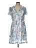 Shein 100% Polyester Paisley Blue Casual Dress Size L - photo 1