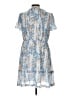 Shein 100% Polyester Paisley Blue Casual Dress Size L - photo 2