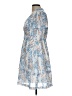 Shein 100% Polyester Paisley Blue Casual Dress Size L - photo 5