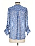 Collective Concepts 100% Polyester Blue 3/4 Sleeve Blouse Size XS - photo 2