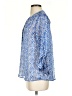 Collective Concepts 100% Polyester Blue 3/4 Sleeve Blouse Size XS - photo 5