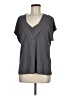 Reiss 100% Polyester Gray Short Sleeve Blouse Size M - photo 1
