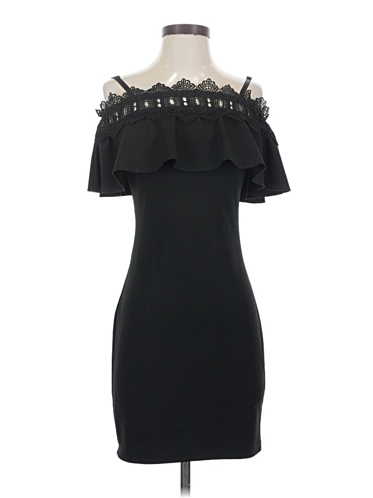 Pre-owned A. Byer Cocktail Dress In Black