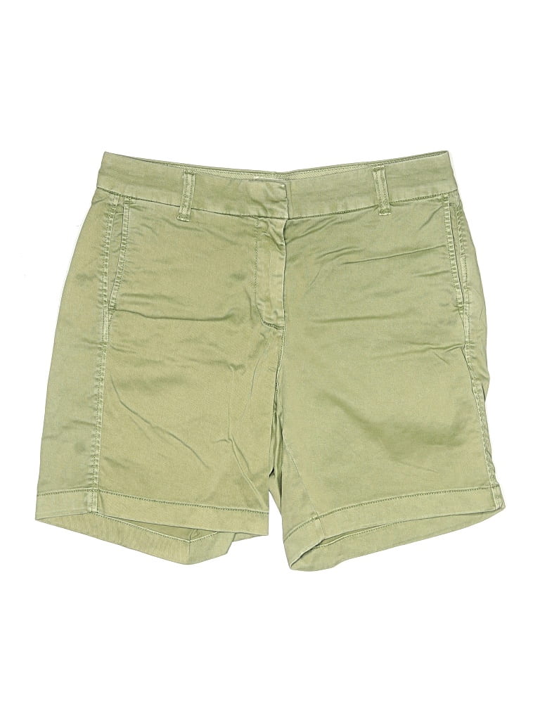Pre-owned Jcrew Khaki Shorts In Green
