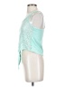 Kirra 100% Cotton Teal Sleeveless Blouse Size S - photo 5