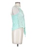 Kirra 100% Cotton Teal Sleeveless Blouse Size S - photo 4