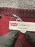 Levi's 100% Cotton Stripes Burgundy Pullover Sweater Size M - photo 7
