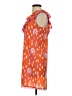 Mud Pie 100% Polyester Paisley Orange Casual Dress Size S - photo 5
