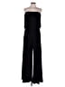 Symphony Solid Black Jumpsuit Size L - photo 1