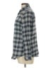 Dickies 100% Cotton Plaid Gray Long Sleeve Button-Down Shirt Size L - photo 5