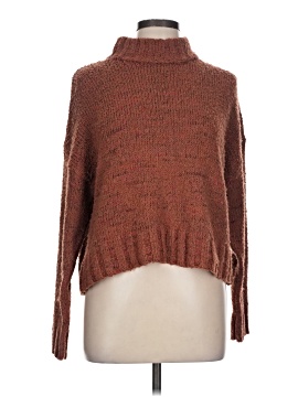 Pink Rose Turtleneck Sweater (view 1)