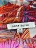Rose + Olive 100% Polyester Tropical Purple Casual Pants Size M - photo 4