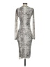 Leith Metallic Silver Cocktail Dress Size XS - photo 2