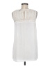 Banana Republic 100% Polyester White Sleeveless Blouse Size M - photo 2