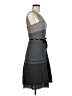 BCBGMAXAZRIA 100% Polyester Gray Casual Dress Size 6 - photo 4