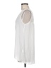 Banana Republic 100% Polyester White Sleeveless Blouse Size M - photo 5