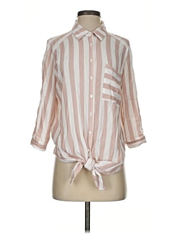 Vixbe 3/4 Sleeve Button-Down Shirt (view 1)
