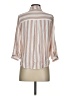Vixbe 100% Rayon Stripes Pink 3/4 Sleeve Button-Down Shirt Size S - photo 2