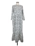 Vadim Polka Dots Silver Casual Dress Size M - photo 1