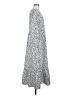 Vadim Polka Dots Silver Casual Dress Size M - photo 4