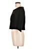 Adria Moss Black 3/4 Sleeve Top Size 10 - photo 5