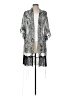 Unbranded 100% Polyester Silver Gray Kimono One size - photo 1