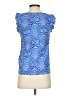 Sfera Blue Sleeveless Blouse Size S - photo 2