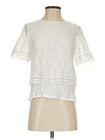 Rebecca Taylor Short Sleeve Blouse (view 1)