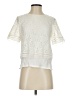 Rebecca Taylor Ivory Short Sleeve Blouse Size 2 - photo 1