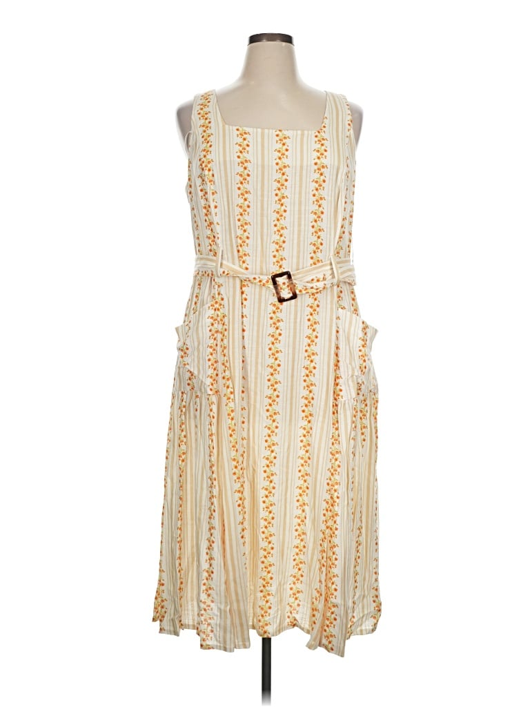Pre-owned Maison Tara Casual Dress In Ivory