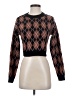 ASOS Design 100% Acrylic Argyle Black Pullover Sweater Size 4 - photo 1