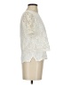 Rebecca Taylor Ivory Short Sleeve Blouse Size 2 - photo 4