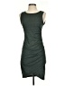 Leith Solid Green Casual Dress Size S - photo 1