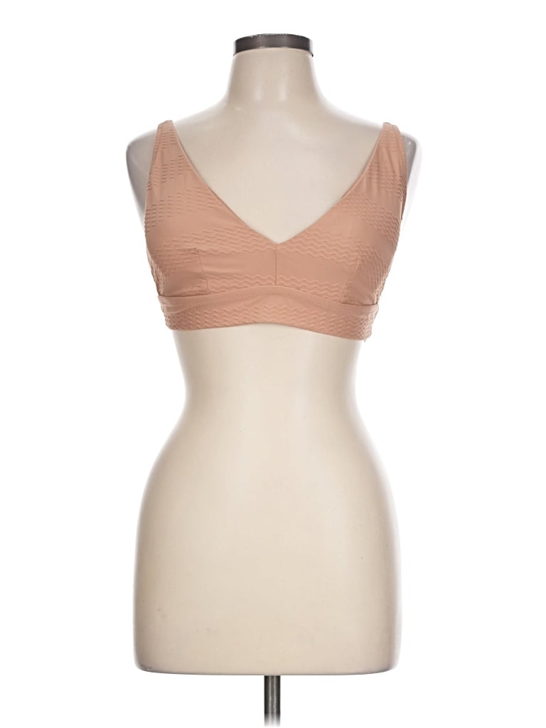 Pre-owned Aerie Sports Bra In Tan