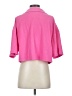 Aqua Pink 3/4 Sleeve Button-Down Shirt Size S - photo 2