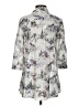 Maeve 100% Rayon Print Gray 3/4 Sleeve Blouse Size XS - photo 2