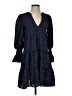 Pomander Place Polka Dots Blue Casual Dress Size XXS - photo 1